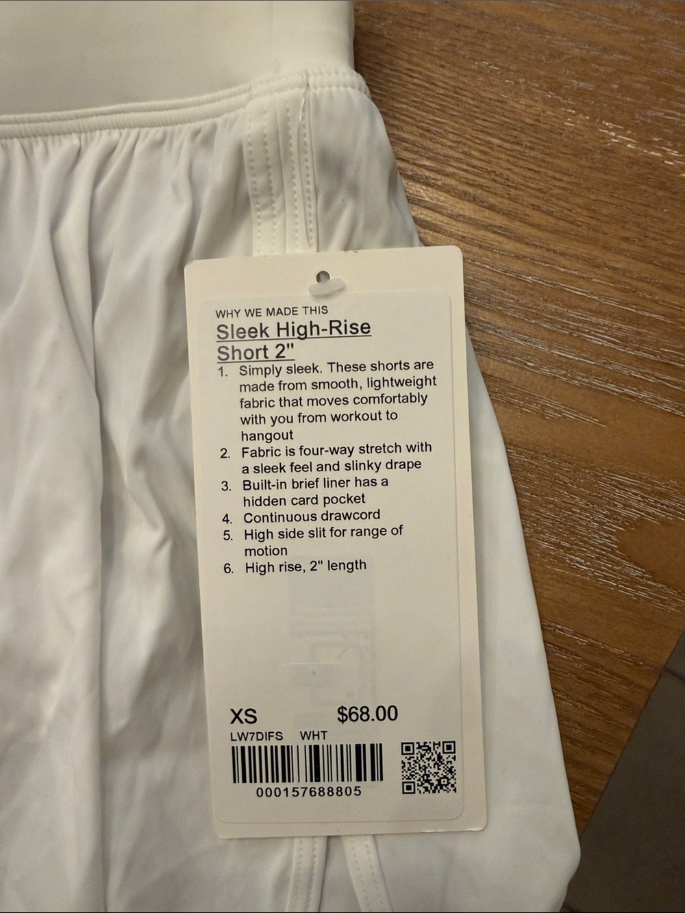 lululemon athletica White Athletic Shorts - Picture 3 of 3